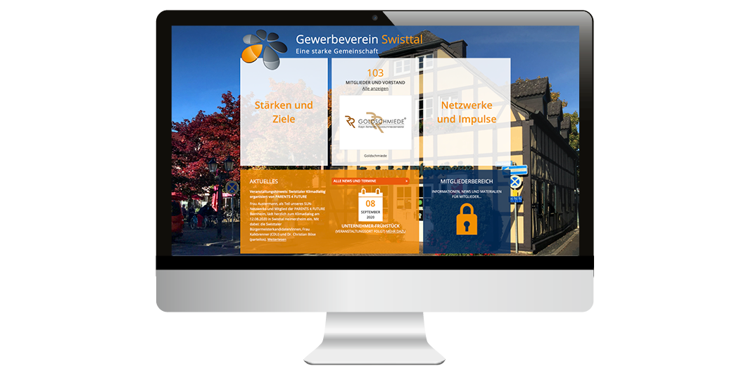 Website Gewerbeverein Swisttal e.V.